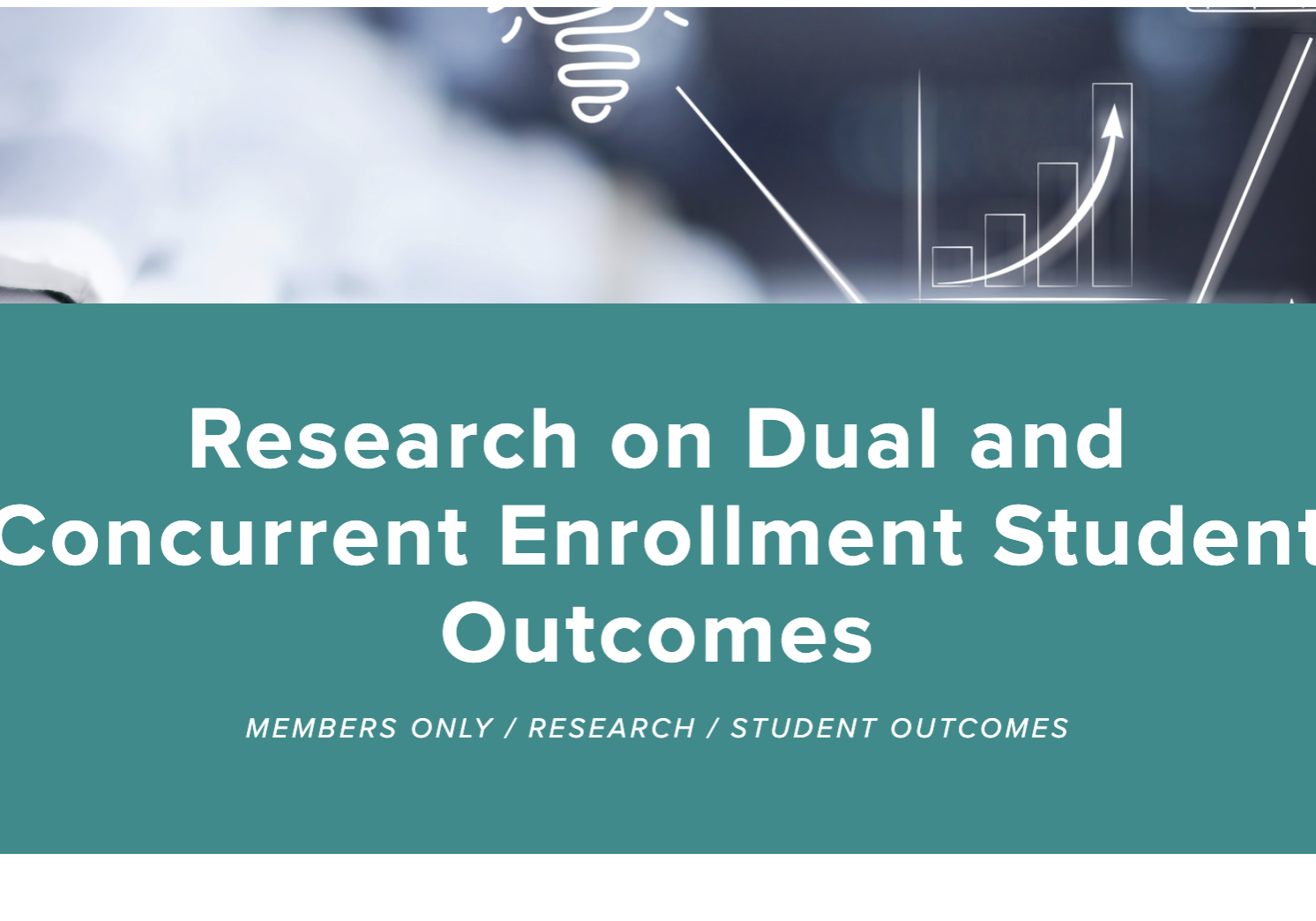 Thumbnail cover for, Research on Dual and Concurrent Enrollment Student Outcomes